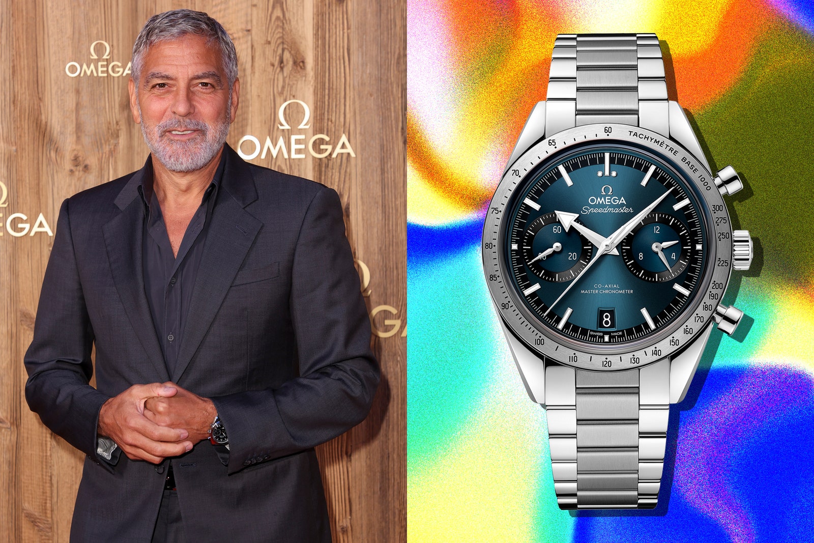 George Clooney’s UK Perfect Replica Omega Speedmaster ’57 watch is a ...